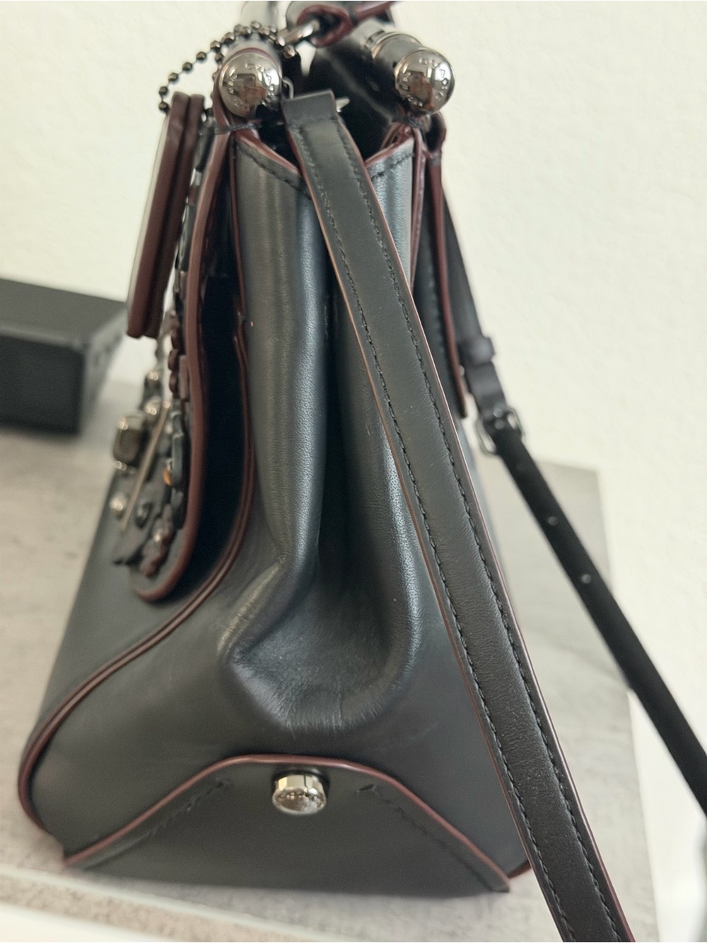 Coach Willow Floral Drifter Top Handle Satchel - Picture 11 of 14
